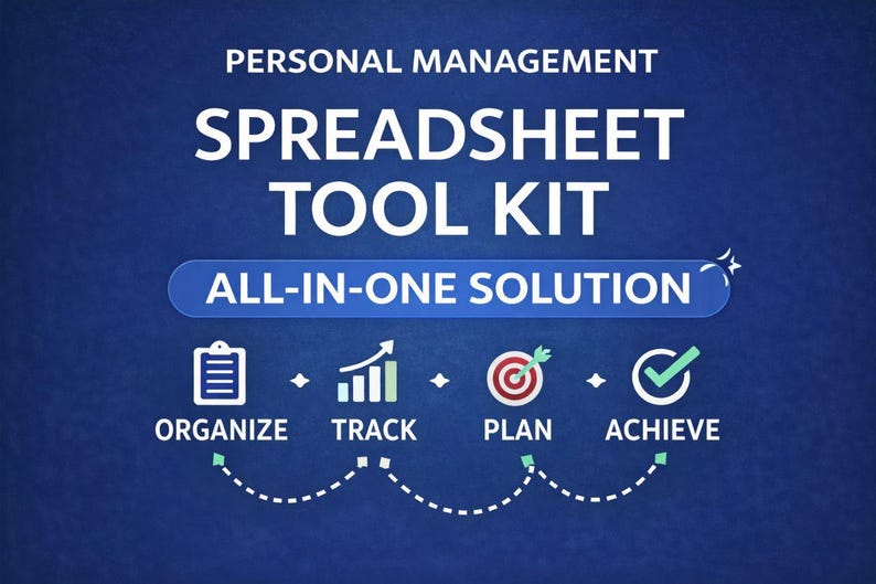 7 Personal Budget Spreadsheet Bundle | Simple Finance Toolkit - Etsy