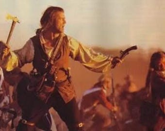 Patriot Movie Axe – Handsmidd Tomahawk med Bränt Trähandtag – Historisk Rekonstruering, Samlarobjekt, Rustik Dekor