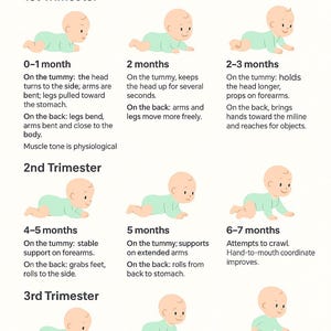 Baby Milestone Chart 0-12 Months | Printable Motor Development Guide ...