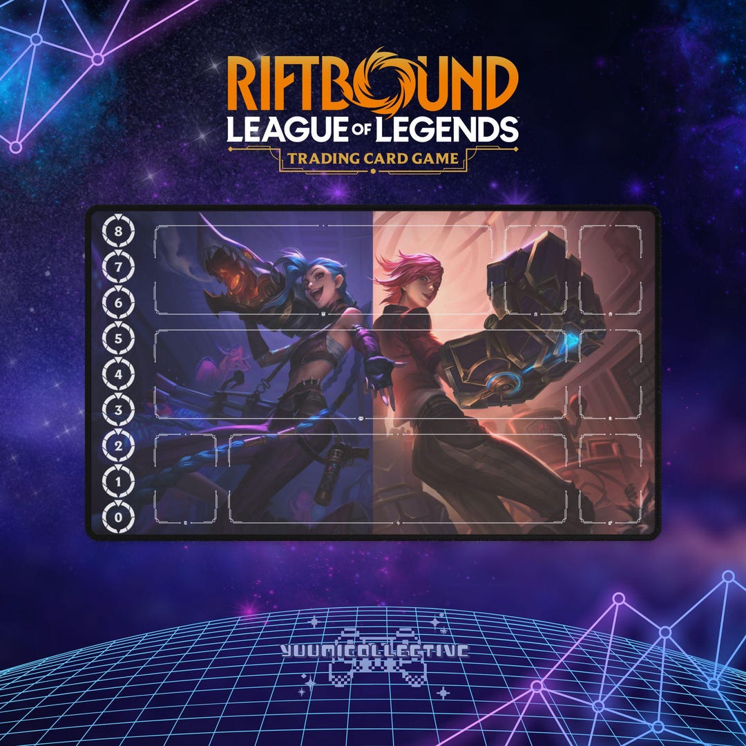 Jinx & Vi - Riftbound Playmat - Trading Card Game Playmat - Etsy