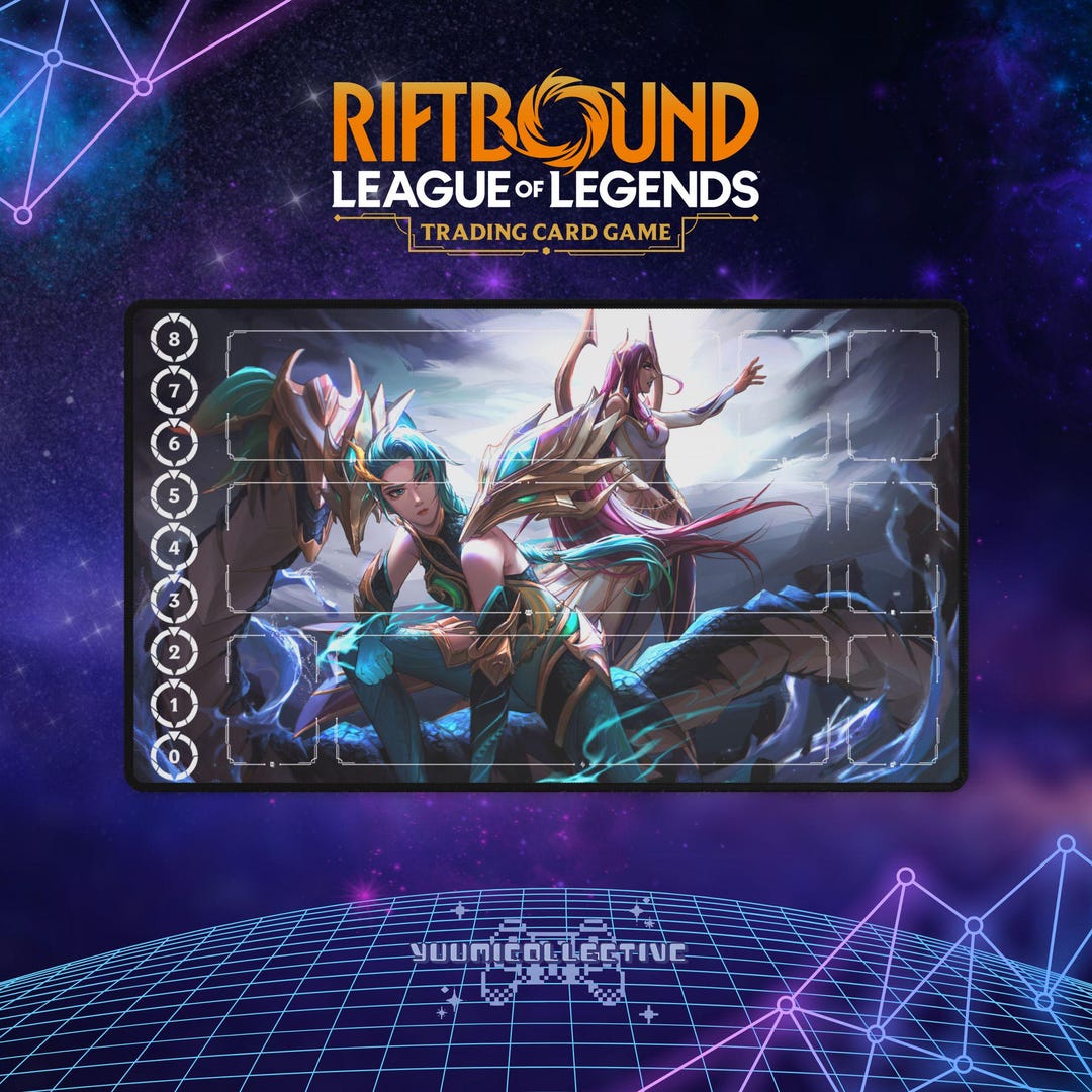 Kai'sa & Karma - Riftbound Playmat - Trading Card Game Playmat - Etsy ...