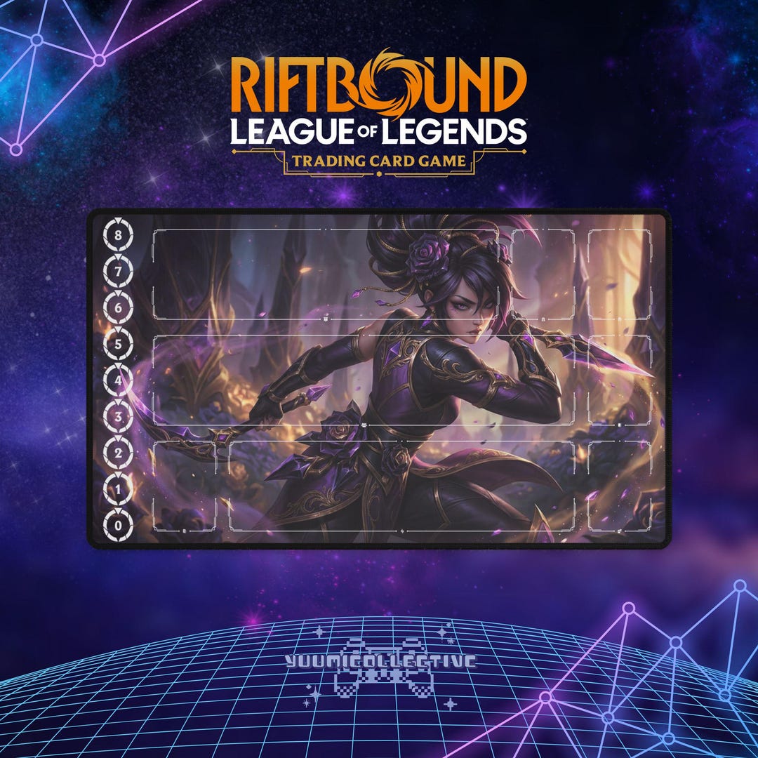 Akali - Riftbound Playmat - Trading Card Game Playmat - Etsy UK