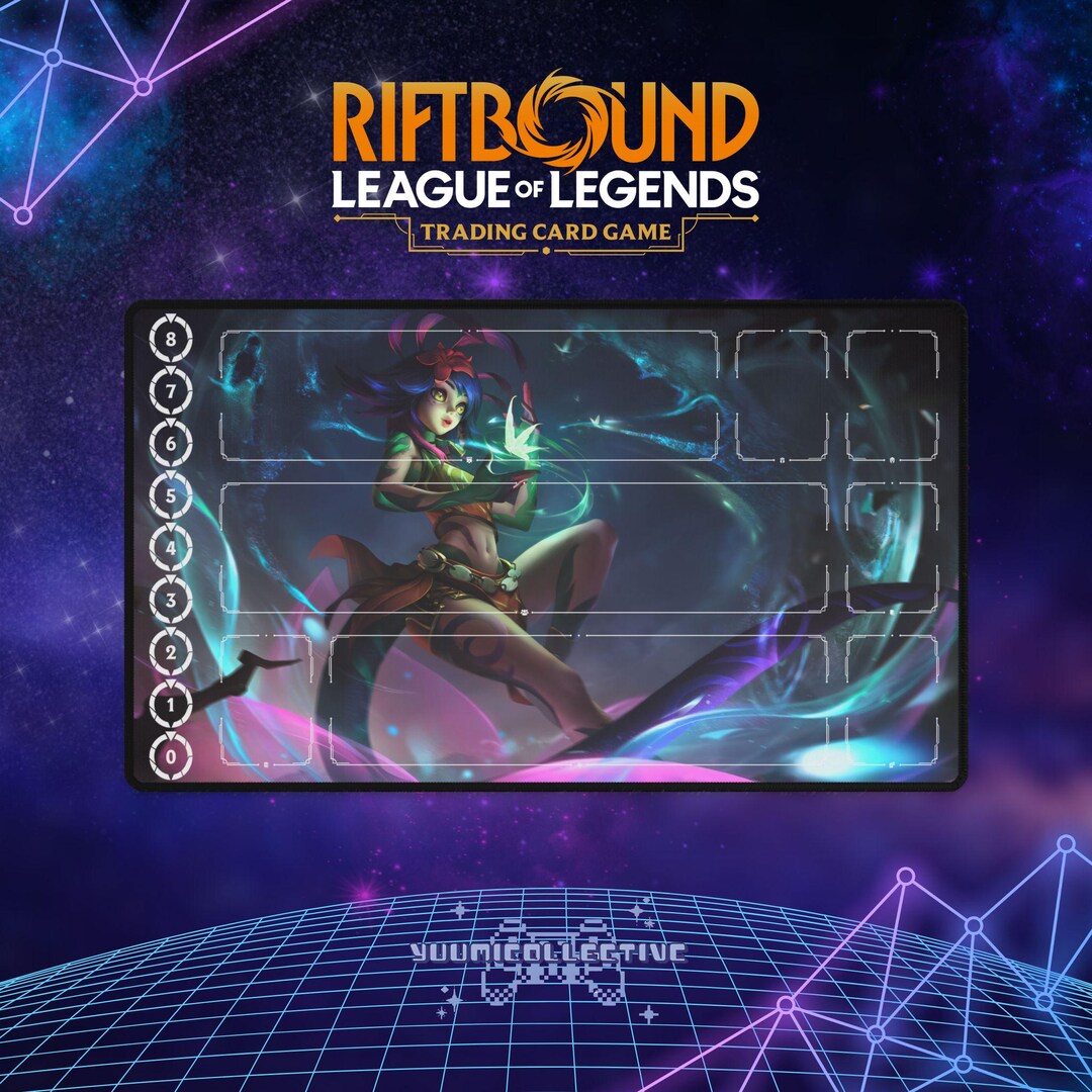 Neeko Riftbound Neeko - Riftbound Playmat - Trading Card Game Playmat - Etsy