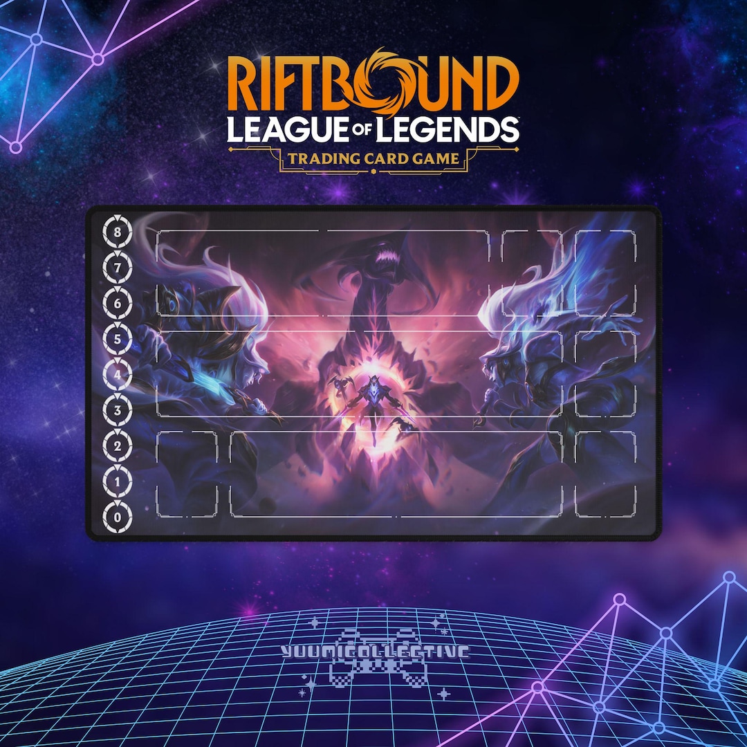 Yasuo, Zed, Riven, Shyvana - Riftbound Playmat - Trading Card Game ...