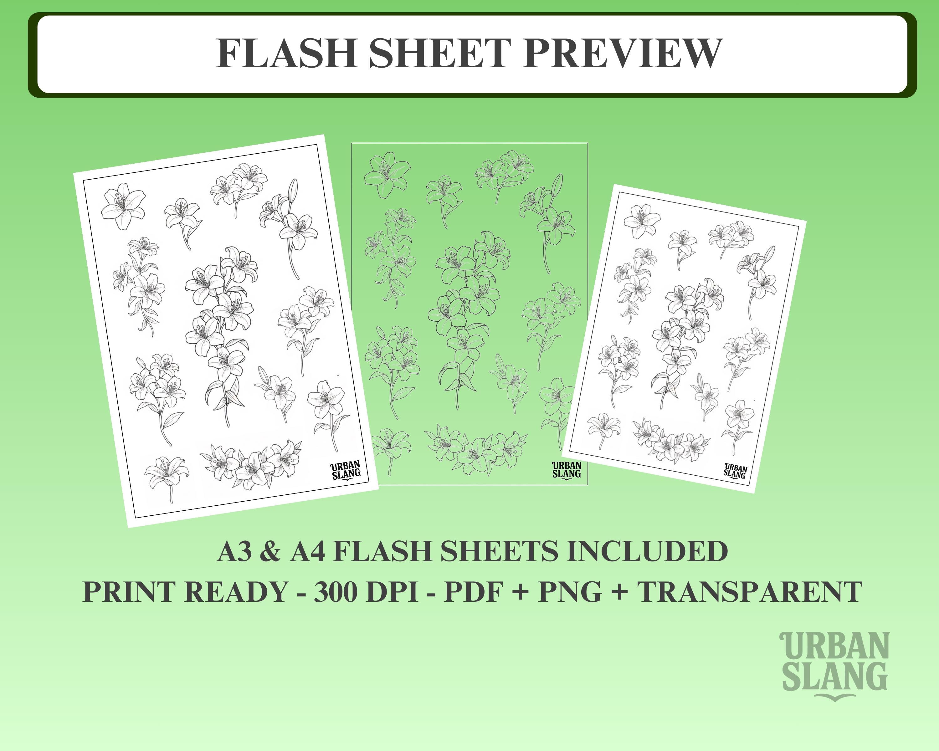 Transparent Ris Lilies Set – 12 Fine Line Floral PNG Clipart | Transparent PNG + JPG ...