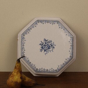 Sottopentola in maiolica Moustiers ottagonale vintage