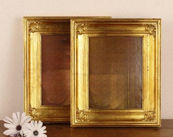 Pair of Antique Rococo Gilded Frames