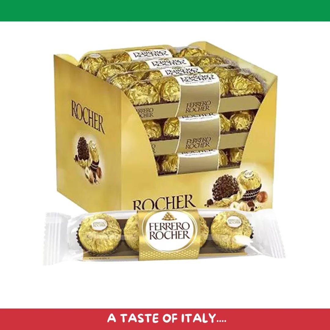 Ferrero Rocher Bulk Pack – 16 Packs of 4 Pralines (64 Total) – 0.8 Kg ...