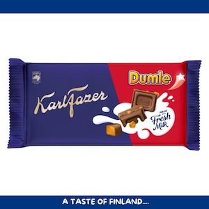Karl Fazer Dumle Milk Chocolate Bar – 145g (5.11 oz)