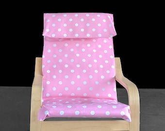Pink Polka Dot Chair Etsy