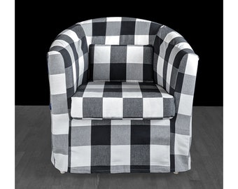Ikea Furniture Covers Seat Covers Buffalo Check Plaid Etsy