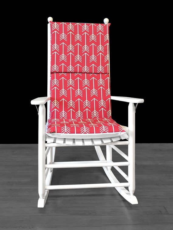 Red Arrows Rocking Chair Cushion Cover Kids Chair Covers Etsy