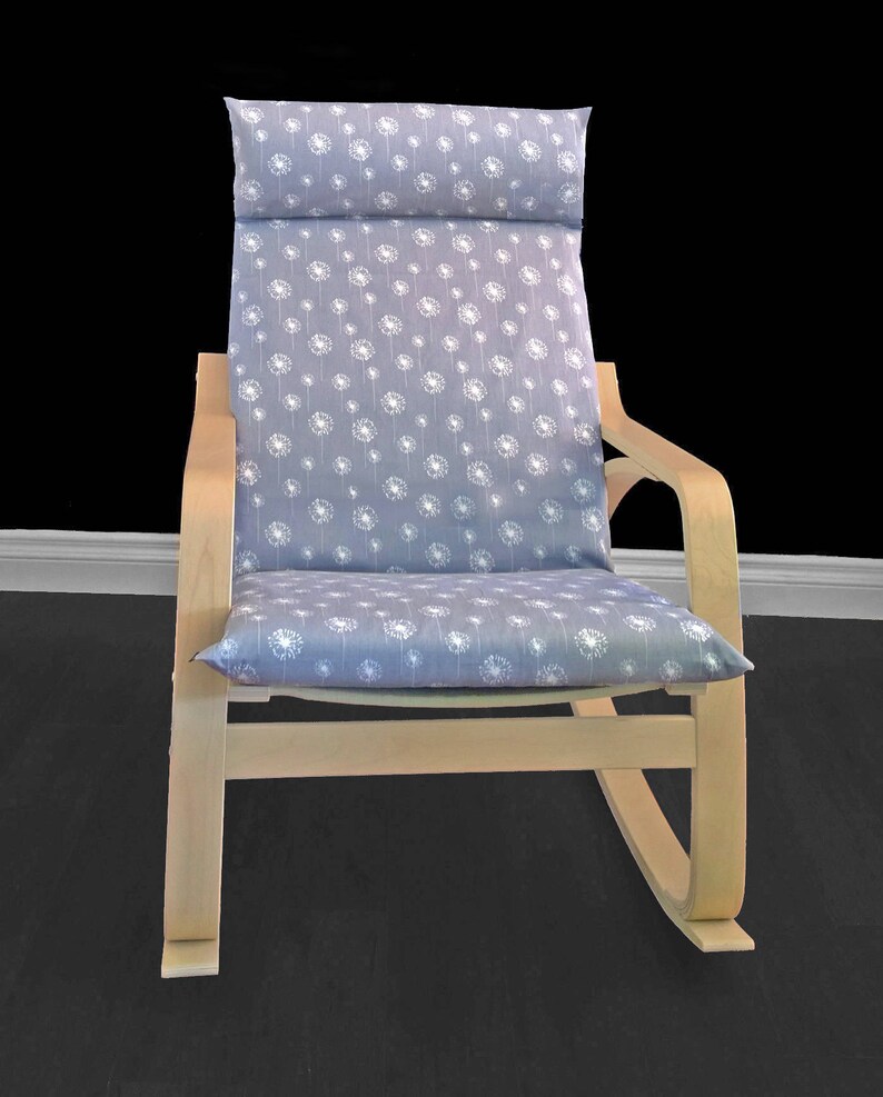 Dandelion Print Ikea Poang Chair Cover Custom Dandelion Poang Etsy