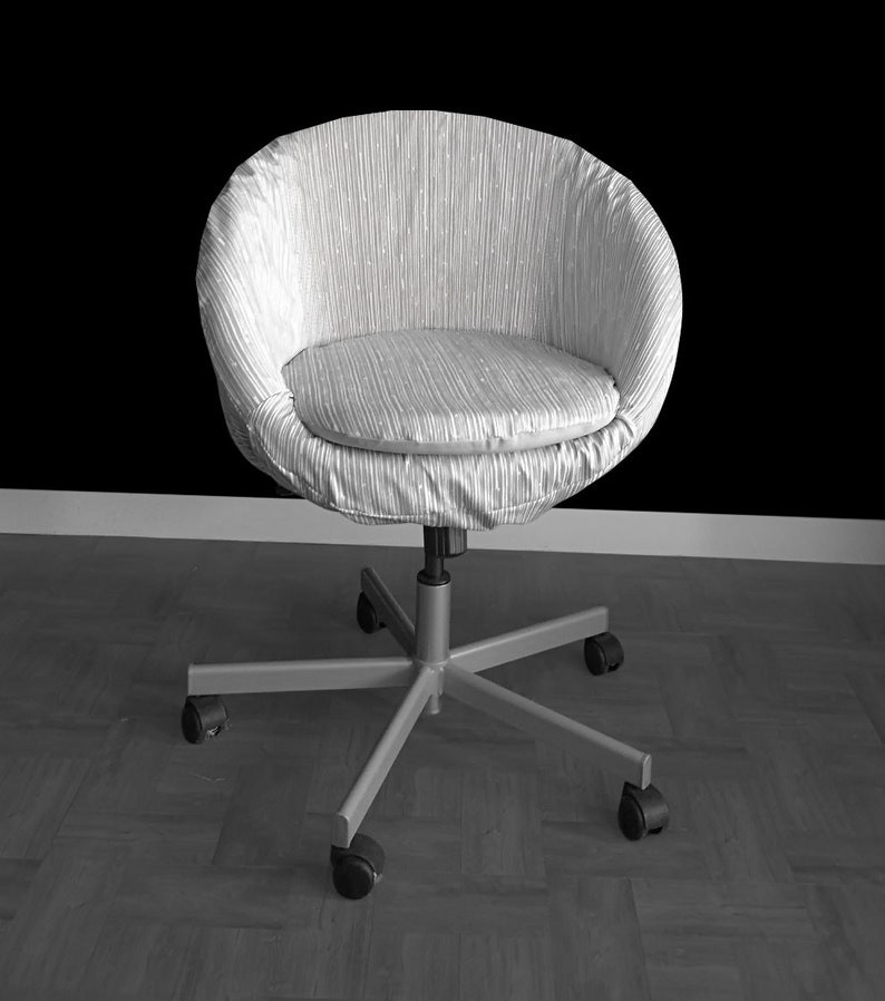 Scribble Grey Ikea Skruvsta Chair Cover