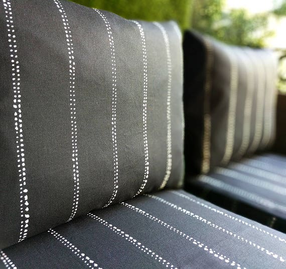 Black Ikea Outdoor Cushion Slipcovers Custom Decor Cushion Slipcovers Custom Ikea Decor