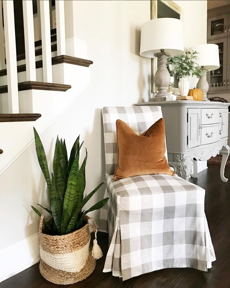 IKEA Furniture Covers Seat Covers Buffalo Check Plaid Etsy