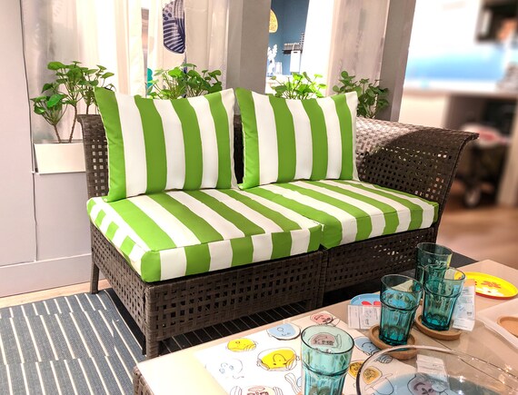 Sale Ikea Outdoor Slip Covers Cabana Cushion Covers Ikea Etsy