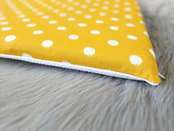 Golden Yellow Polka Dot Ikea Stuva Bench Pad Slip Cover Etsy