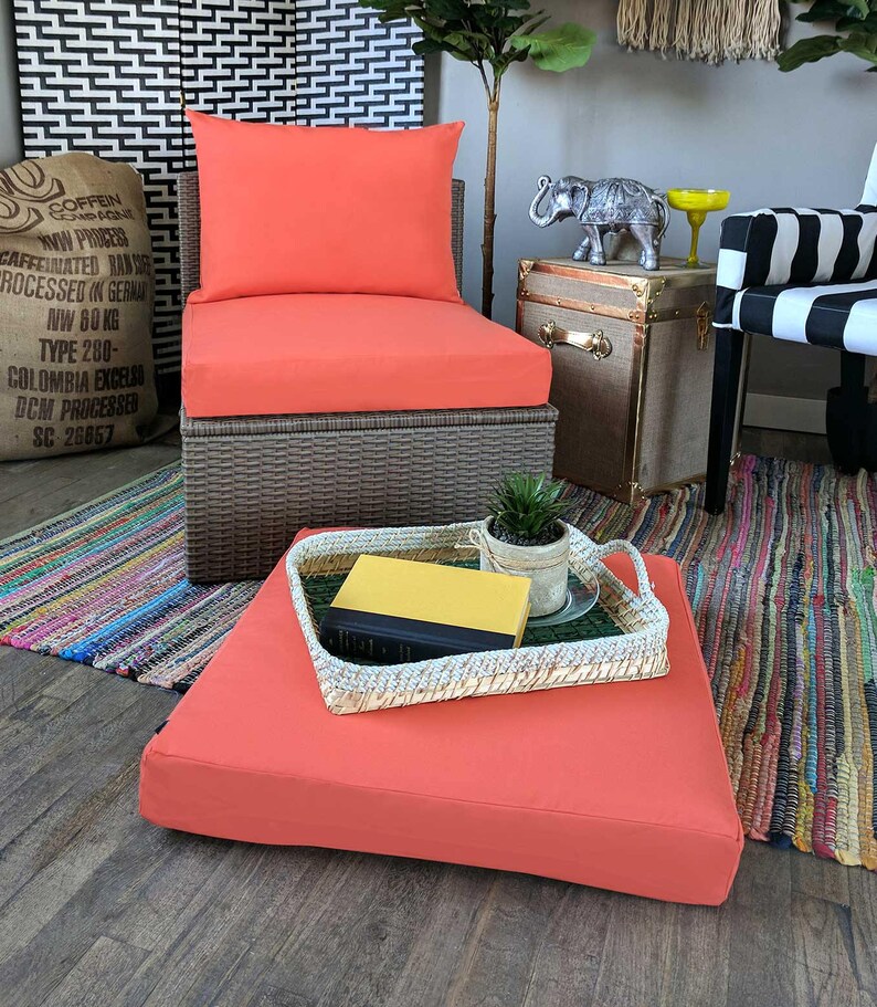 Ikea Outdoor Slip Cover Solid C Pink Melon Cushion - Custom Patio Furniture Cushion Covers Slipcover Ikea Outdoor Slip Cover Solid C Pink Melon Cushion - Custom Patio Furniture Cushion Covers Slipcover