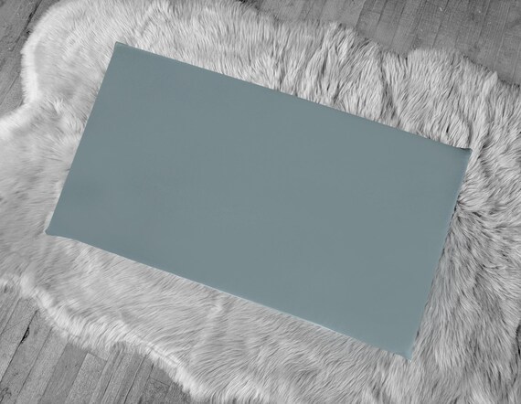 Solid Gray Ikea Hemmahos Bench Pad Slip Cover Etsy
