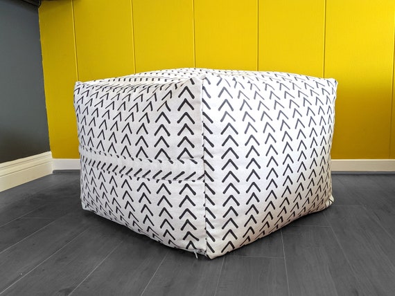 Ikea Bean Bag Cover Square Pouf Slipcover Jordbro Covers Etsy