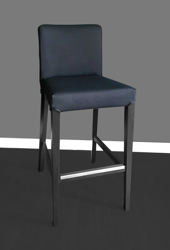 Black Ikea Henriksdal Stool Chair Cover Etsy
