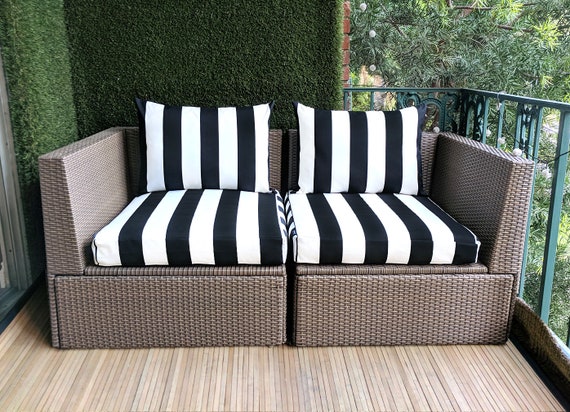 Ikea Hallo Kungso Outdoor Slip Cover Ikea Cushion Covers Etsy