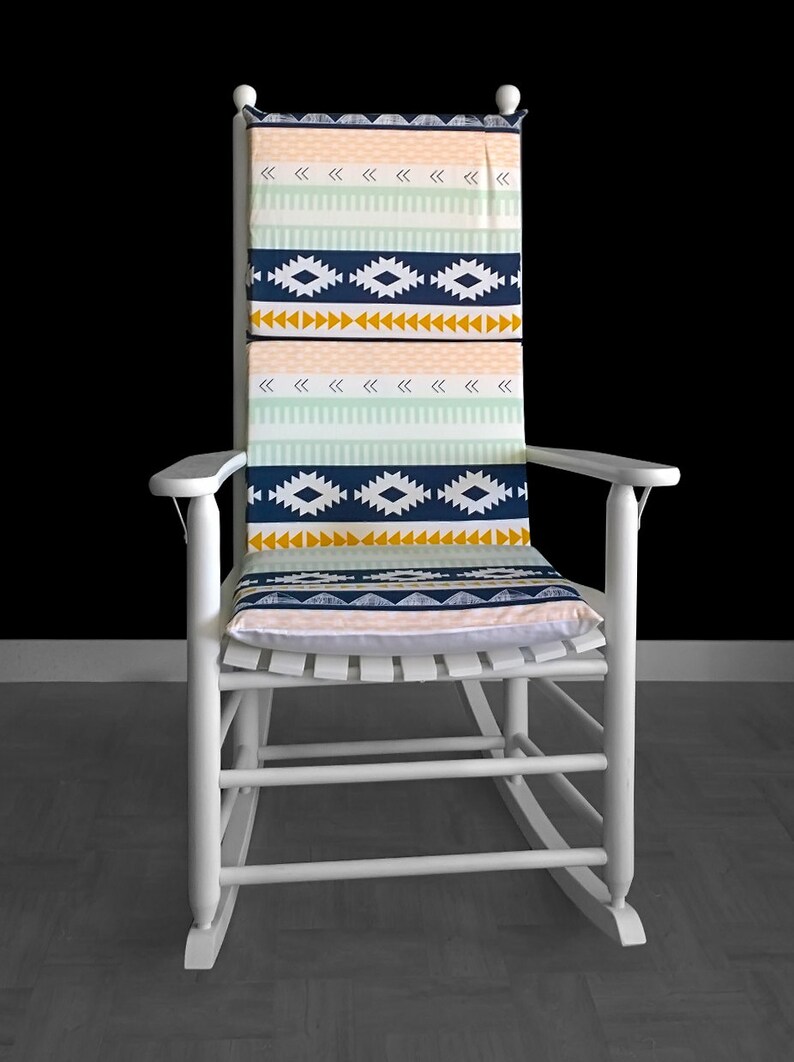 Diamond Pattern Retro Rocking Chair Cover