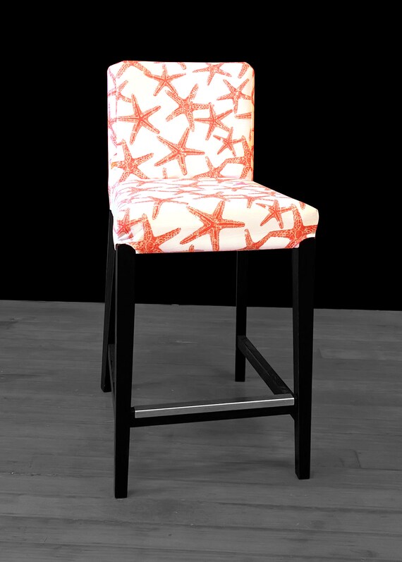 Starfish Ikea Bar Stool Cover Henriksdal Sea Image 0