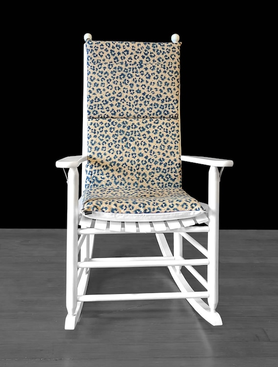 Leopard Print Rocking Chair Cushion And Covers