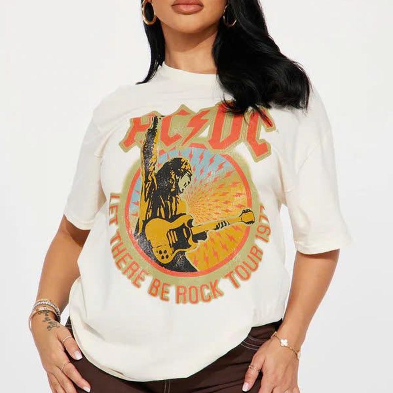Retro Ac/dc Tour T Shirt - Etsy UK