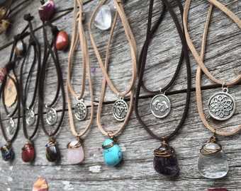 Chakra Necklaces, Chakra Pendants, Chakra Stones, Layered Necklaces, Chakra Jewelry, Spiritual Jewellery, Yoga Jewellery, kundalini necklace