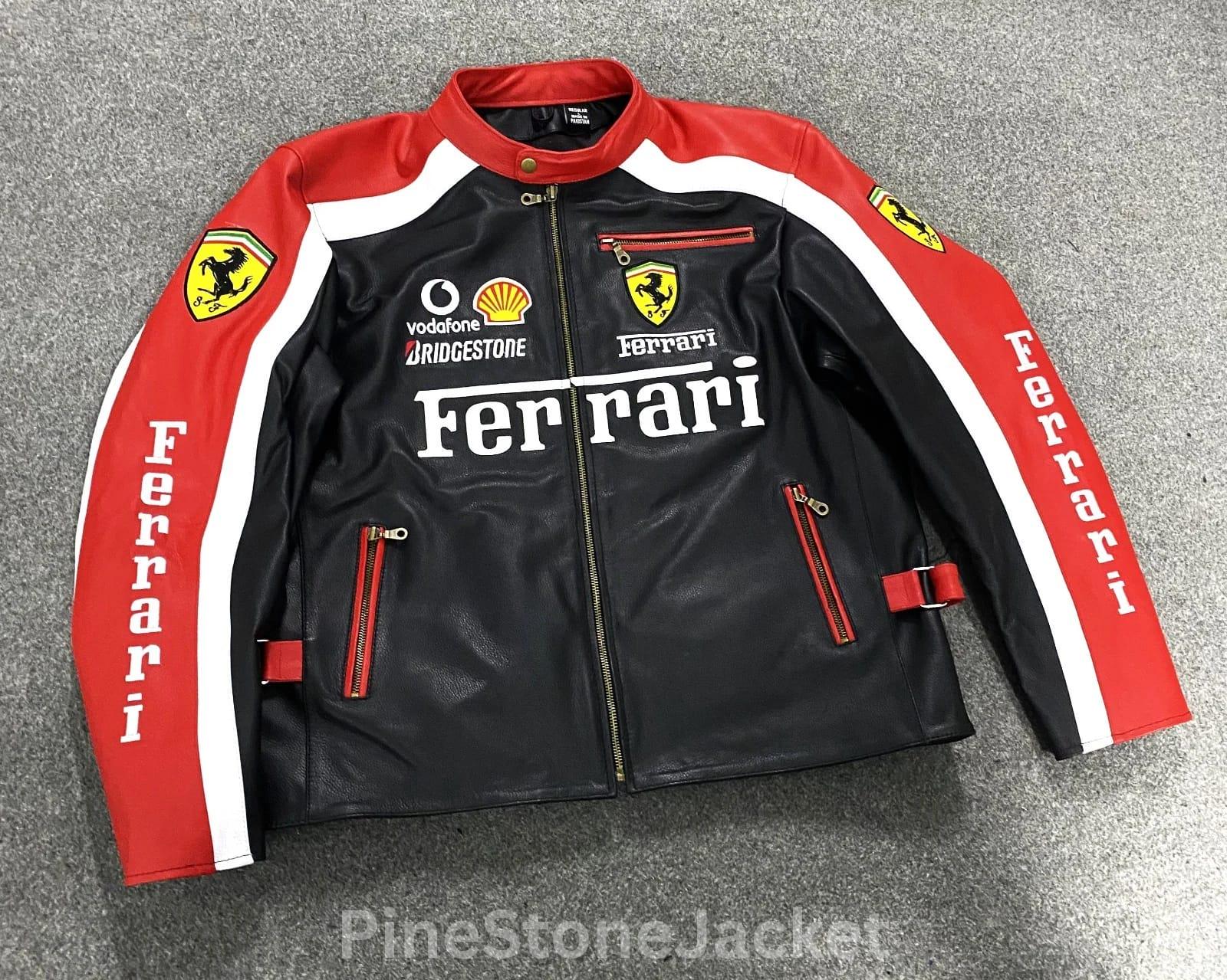 Leather ferrari jacket - Etsy 日本
