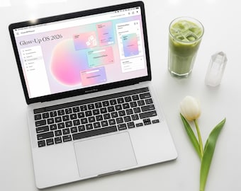 Glow-Up OS 2026 | Routine Builder Tool | Digital Planner PDF Download