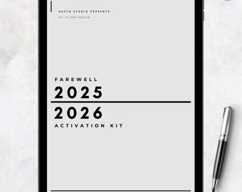 2026 Digital Yearly Reflection Journal | 2025 Reset | Guided Self-Reflection Workbook, Goodnotes
