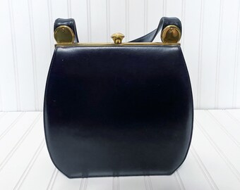 Dark Blue Original Ex-Shop Stock Vintage Retro 1970/'s Purse