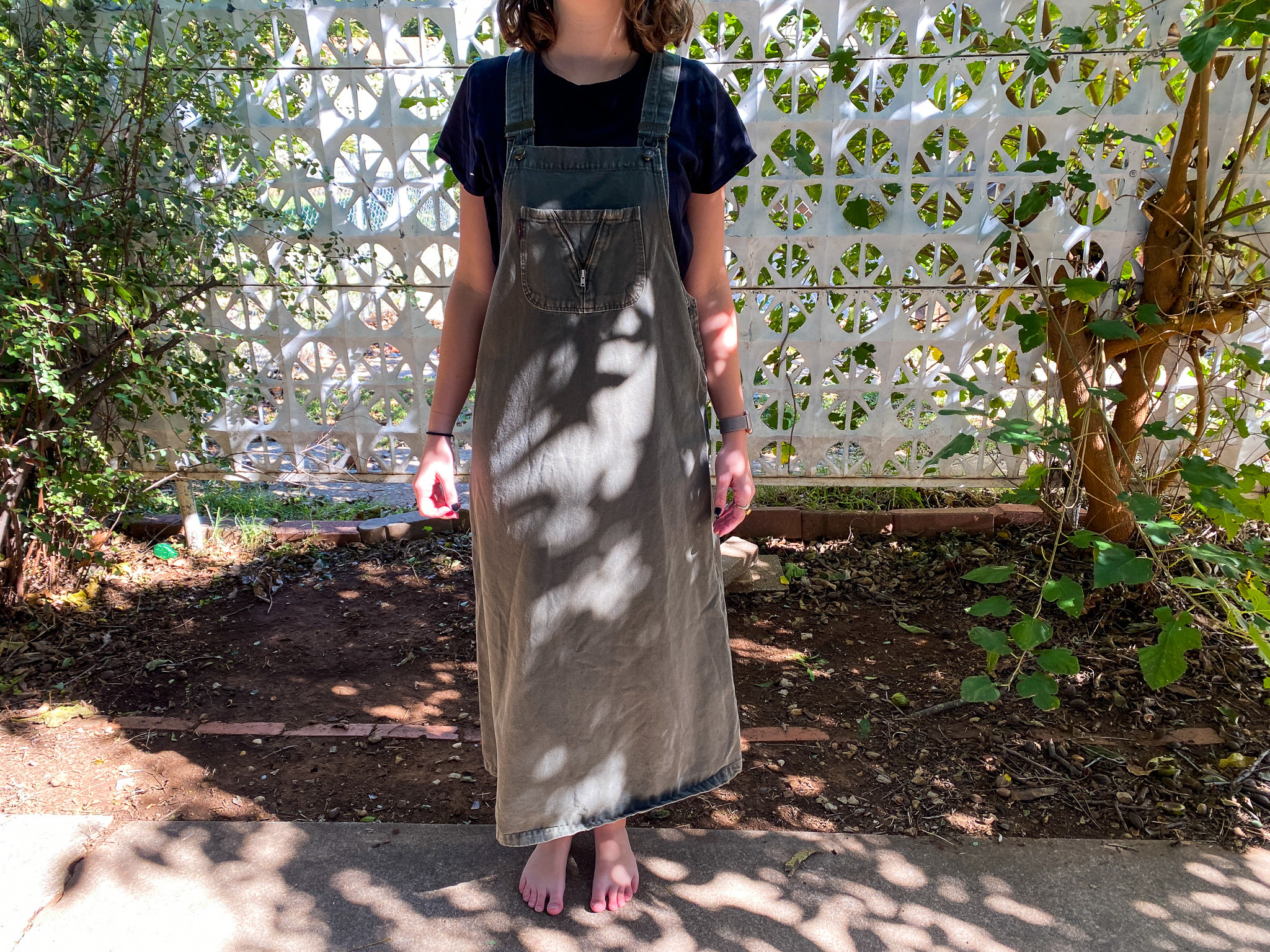 Denim Overall Dress - Etsy