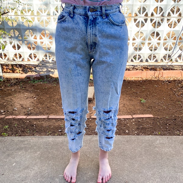 90s Acid Wash Jeans - Etsy