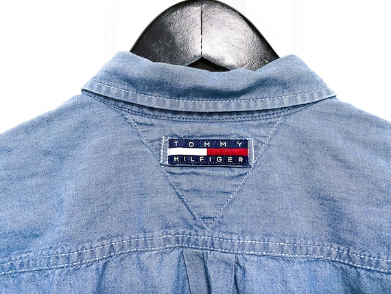 Vintage Tommy Hilfiger Tommy Jeans Chambray Singapore