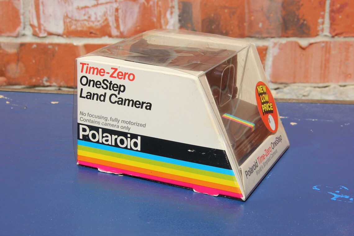 Vintage Polaroid TimeZero OneStep Land Camera Brand New in Etsy