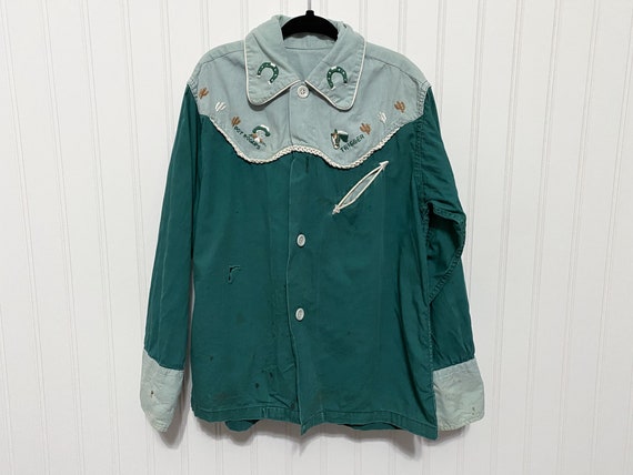 Vintage 1950s Roy Rogers Embroidered Country Weste
