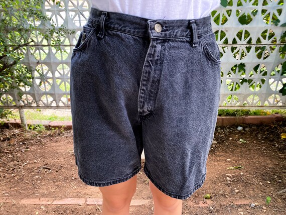 Vintage 1990s Wrangler Black Denim High 
