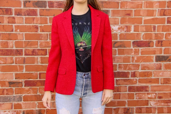 Vintage 1980s / 1990s Pendleton Woolen Mills Red B