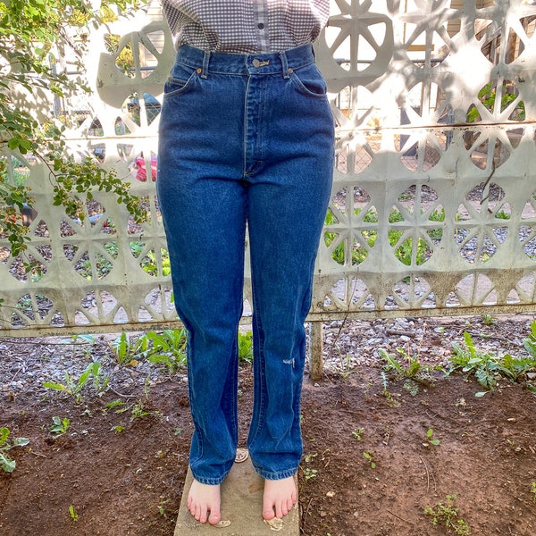 80s High Waist Jeans - Etsy