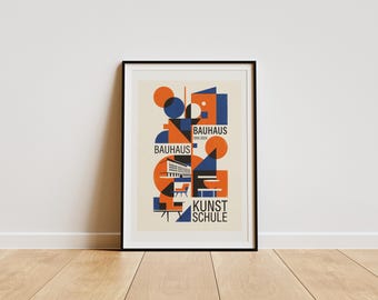 Póster / Bauhaus / Arte mural / Decoración / Boho