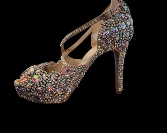 Sparkle Fairy Bridal Blinged Heeled Sandals