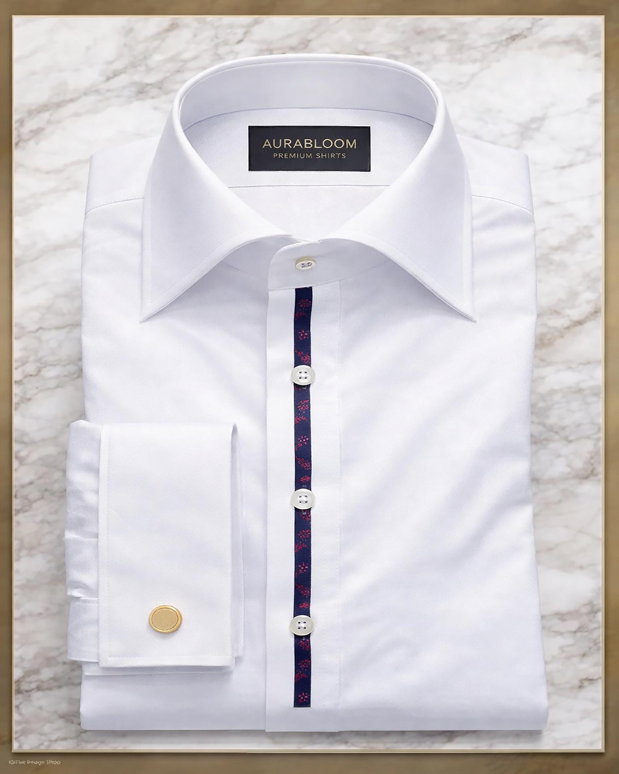 men's van heusen slim-fit traveler hidden button-down collar dress shirt The White Journey Flex Performance Custom Shirt main image 1