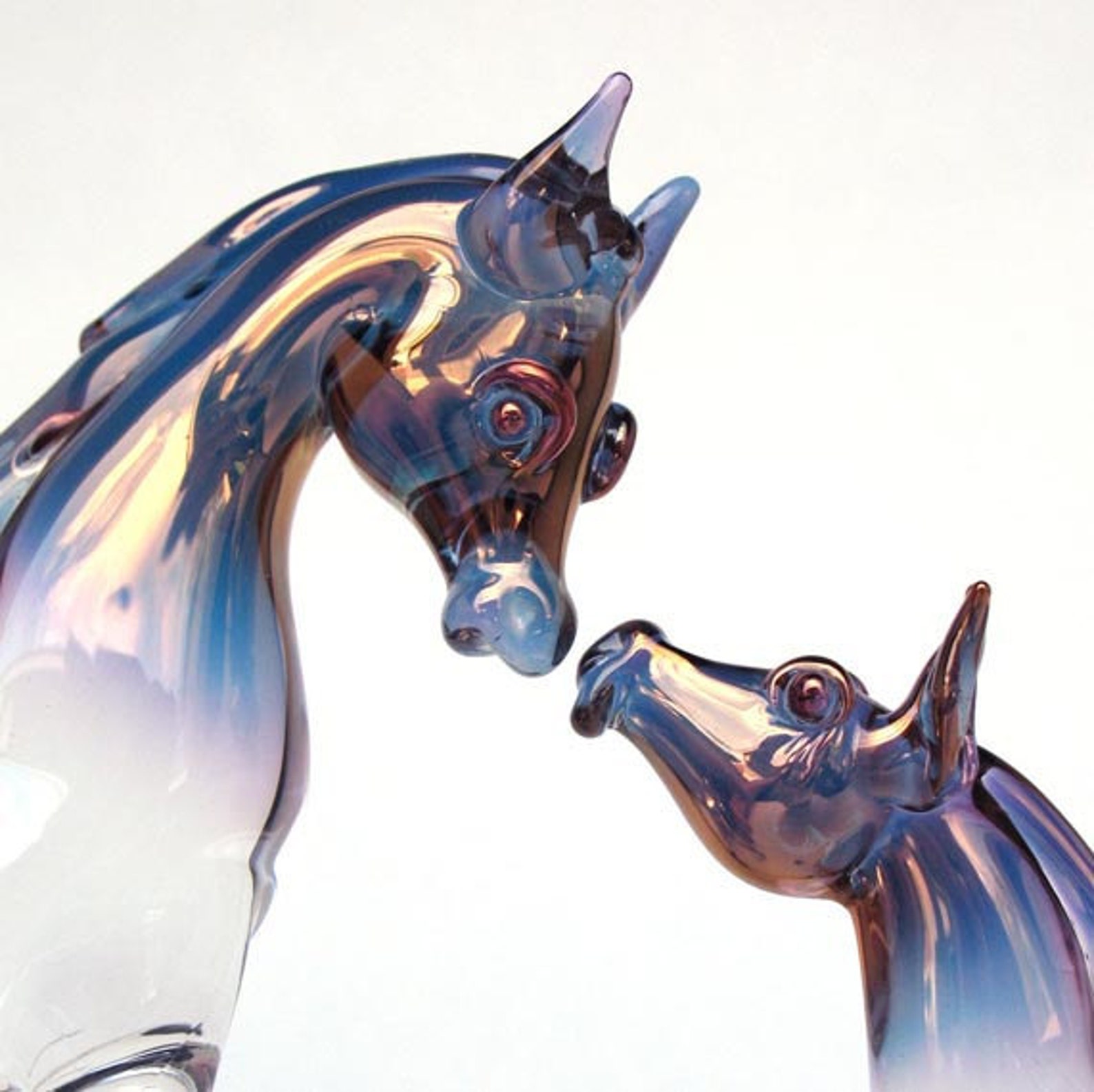 blown glass horse