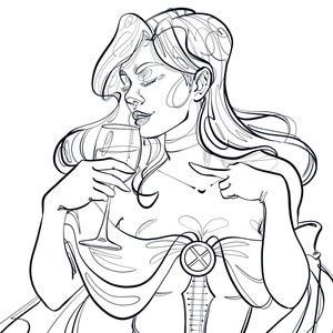 Emma Frost Xmen Färbung Seite