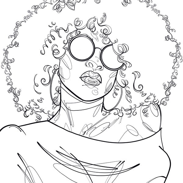 The Sun Mythology POC Coloring Page